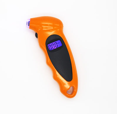 Digital tire pressure gauge detail view