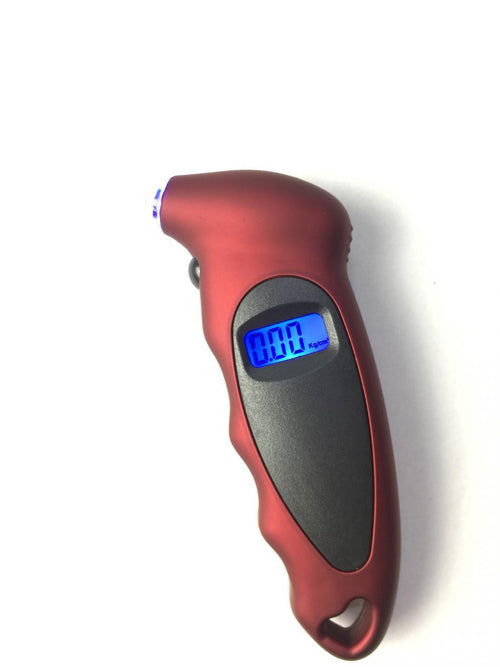 LifePilot digital tire pressure gauge front view