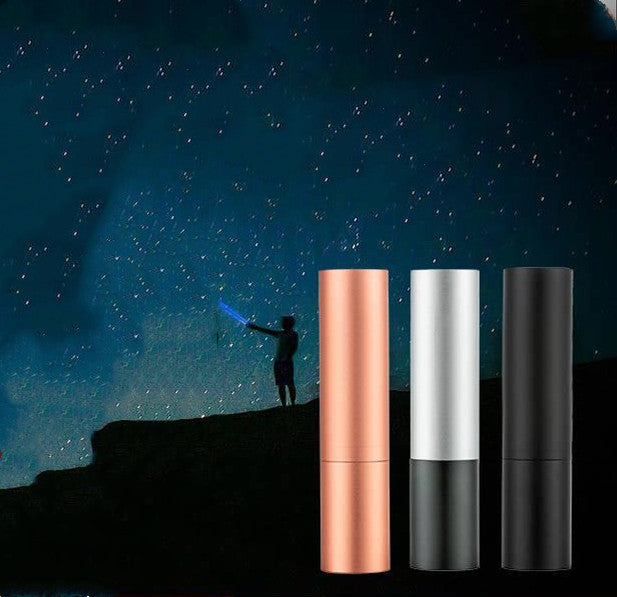 Compact rechargeable LED flashlight for vehicle emergencies