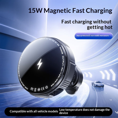 LifePilot 15W magnetic wireless car mount