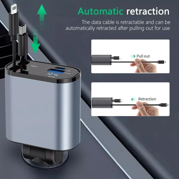 LifePilot 4-port vehicle charger additional view