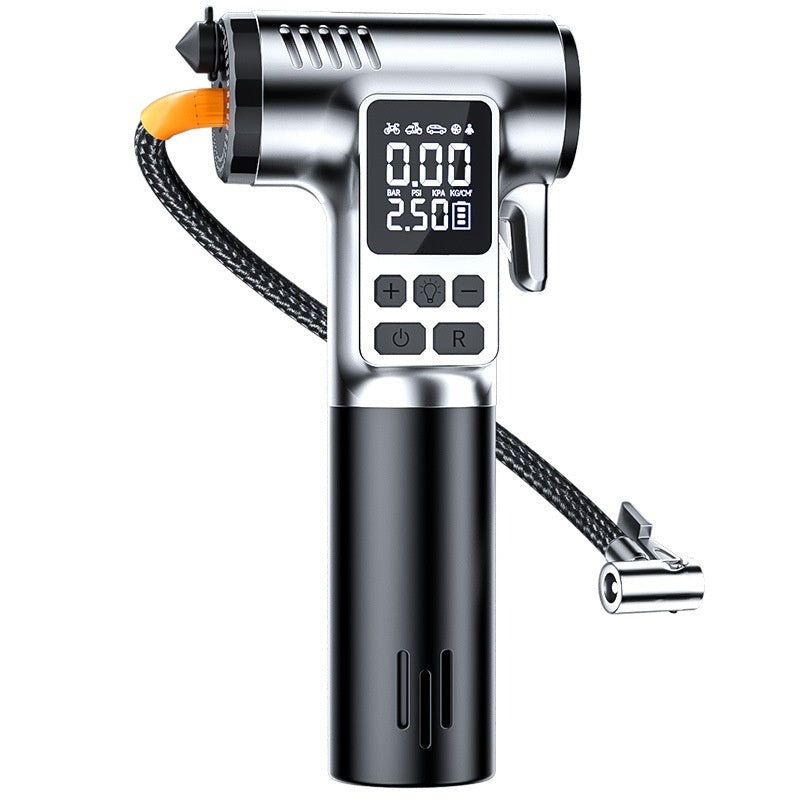 Portable air compressor for cars, SUVs, and road trips