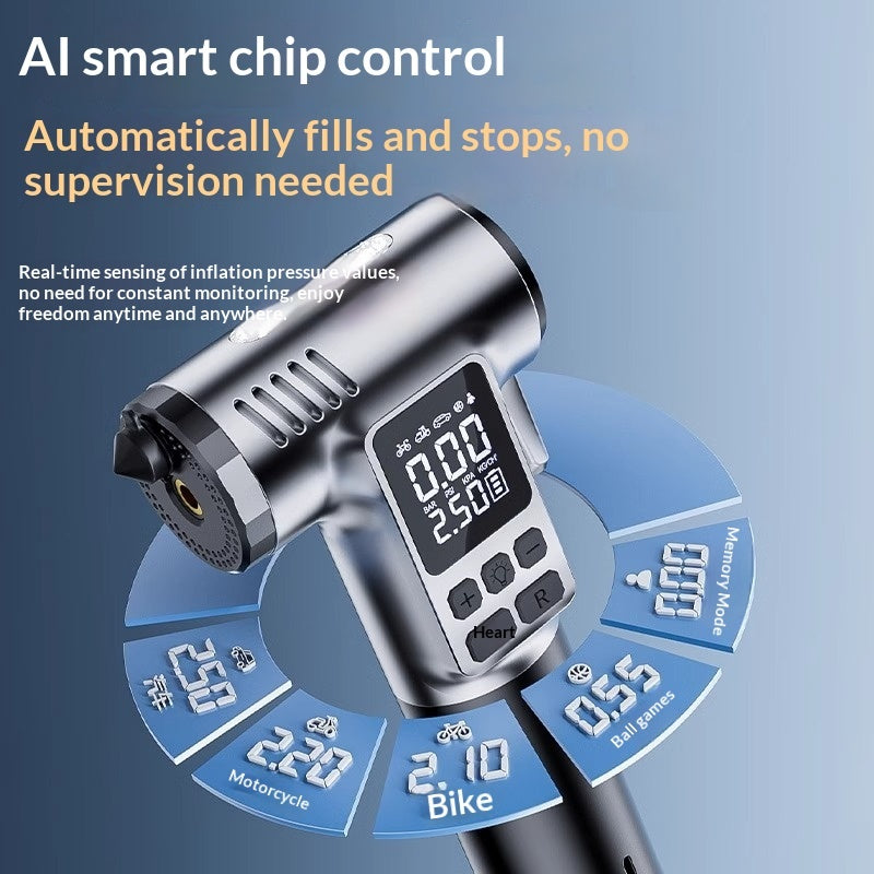 LifePilot tire inflator with USB charging function