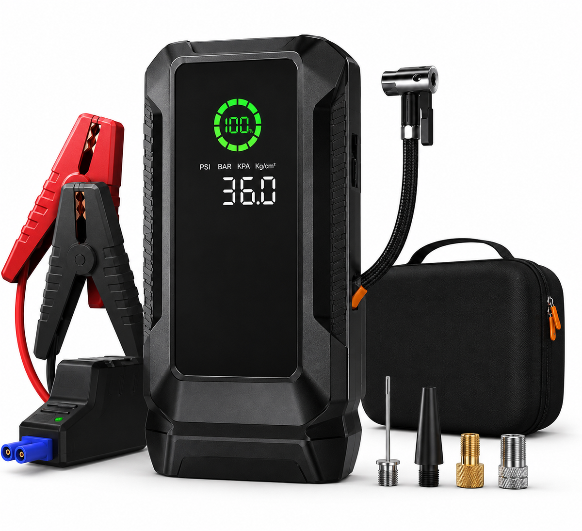 LifePilot™ 4-in-1 Jump Starter & Portable Tire Inflator